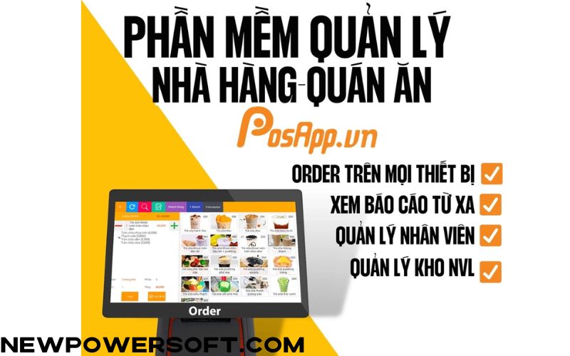 Phần Mềm Bán Hàng Quản Lý Nhà Hàng PosApp